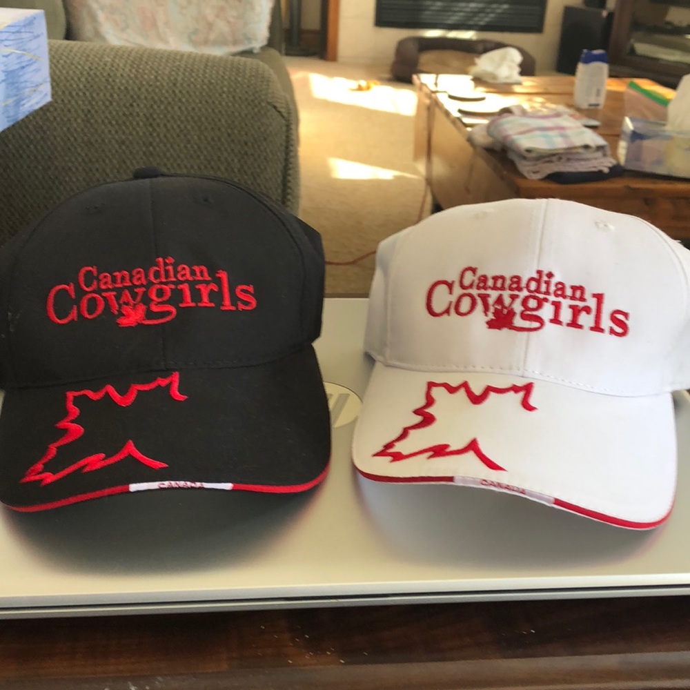 Canadian cowgirls ball caps.
